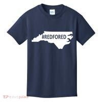  Red For Ed North Carolina State Map Kids T-Shirt thumb 0