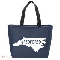  Red For Ed North Carolina State Map Tote Bag thumb 0