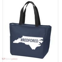  Red For Ed North Carolina State Map Tote Bag thumb 3