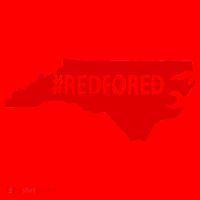  Red For Ed North Carolina State Map Santa Hat thumb 1