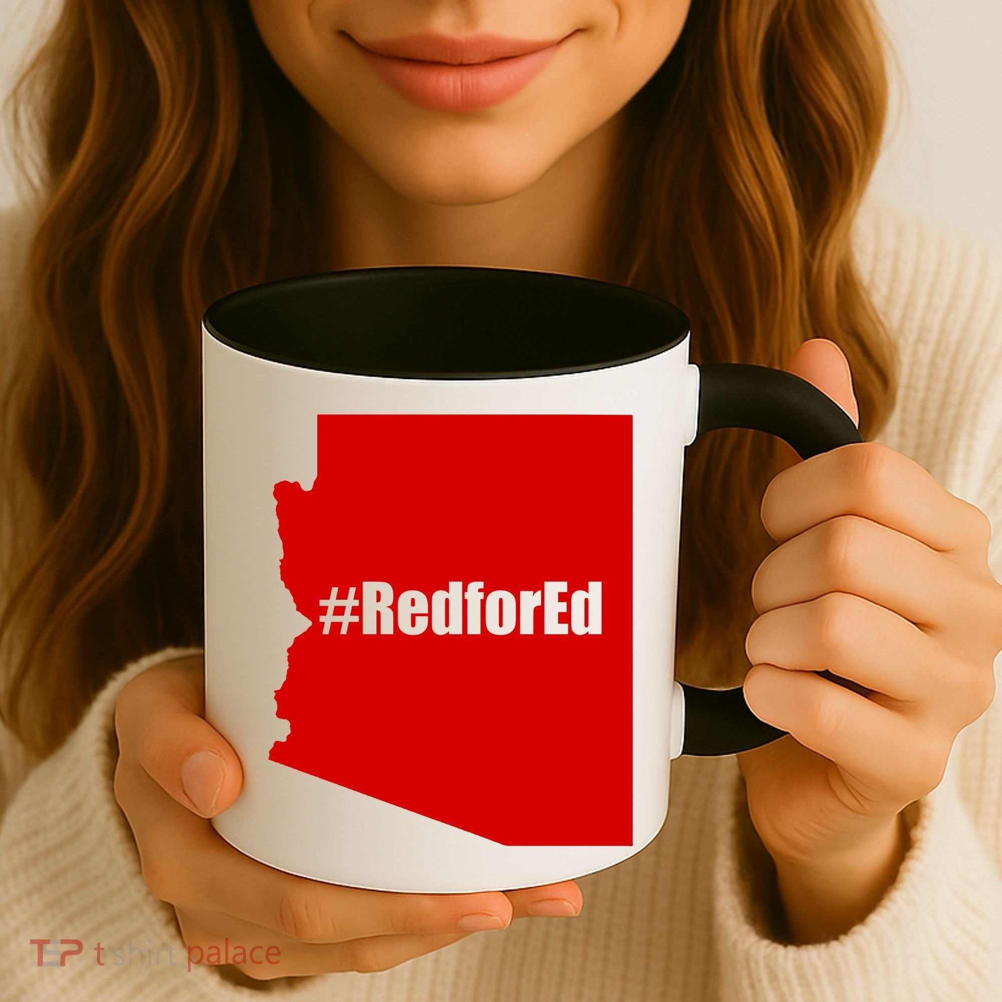 Red For Ed Protest Arizona Teacher Coffee Mug