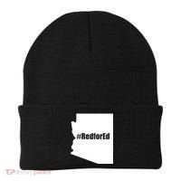 Red For Ed Protest Arizona Teacher Beanie thumb 0