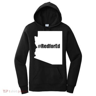 Red For Ed Protest Arizona Teacher Women's Hoodie