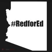 Red For Ed Protest Arizona Teacher Women's Hoodie thumb 2