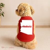 Red For Ed Protest Arizona Teacher Doggie Tank thumb 2