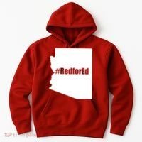 Red For Ed Protest Arizona Teacher Hoodie thumb 0