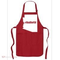 Red For Ed Protest Arizona Teacher Apron thumb 0