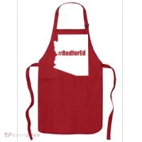 Red For Ed Protest Arizona Teacher Apron thumb 0