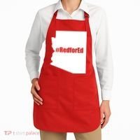 Red For Ed Protest Arizona Teacher Apron thumb 2