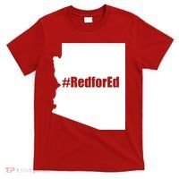 Red For Ed Protest Arizona Teacher T-Shirt thumb 0