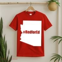 Red For Ed Protest Arizona Teacher T-Shirt thumb 2