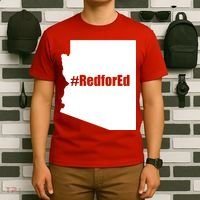 Red For Ed Protest Arizona Teacher T-Shirt thumb 6