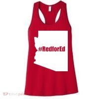 Red For Ed Protest Arizona Teacher Women's Tank Top thumb 0