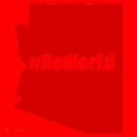 Red For Ed Protest Arizona Teacher Santa Hat thumb 1