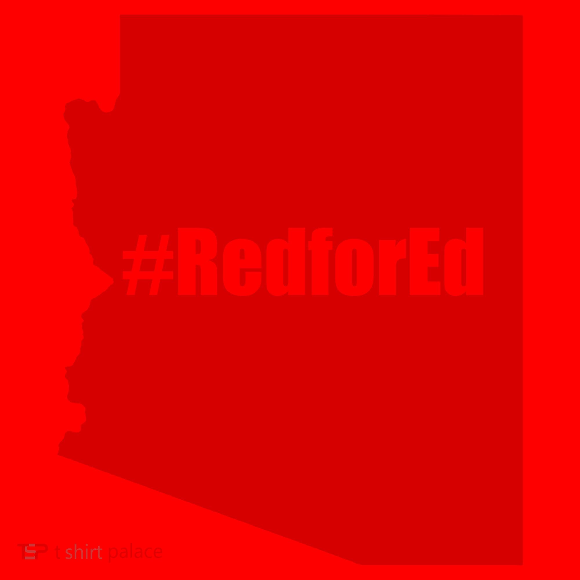 Red For Ed Protest Arizona Teacher Santa Hat