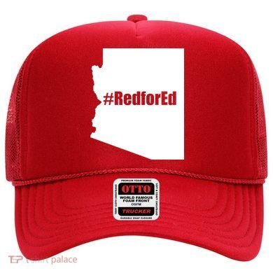 Red For Ed Protest Arizona Teacher Hat