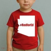 Red For Ed Protest Arizona Teacher Toddler T-Shirt thumb 2