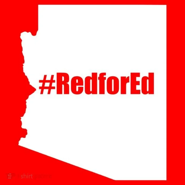 Red For Ed Protest Arizona Teacher Women's T-Shirt