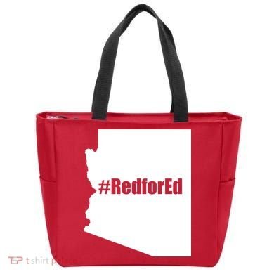 Red For Ed Protest Arizona Teacher Tote Bag