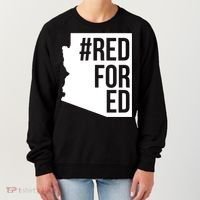 Red For Ed #RedForEd Arizona Teacher Protest Women's Sweatshirt thumb 0