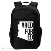 Red For Ed #RedForEd Arizona Teacher Protest Backpack thumb 0
