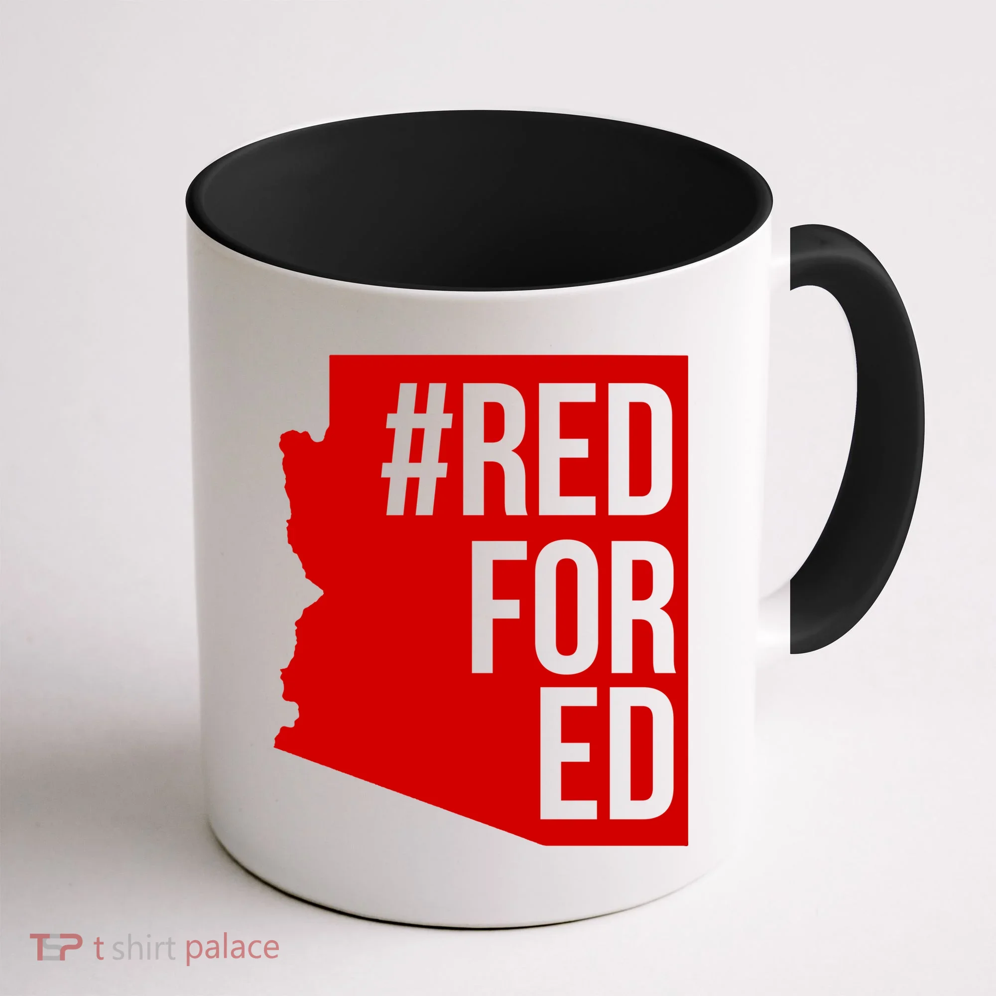 Red For Ed #RedForEd Arizona Teacher Protest Coffee Mug