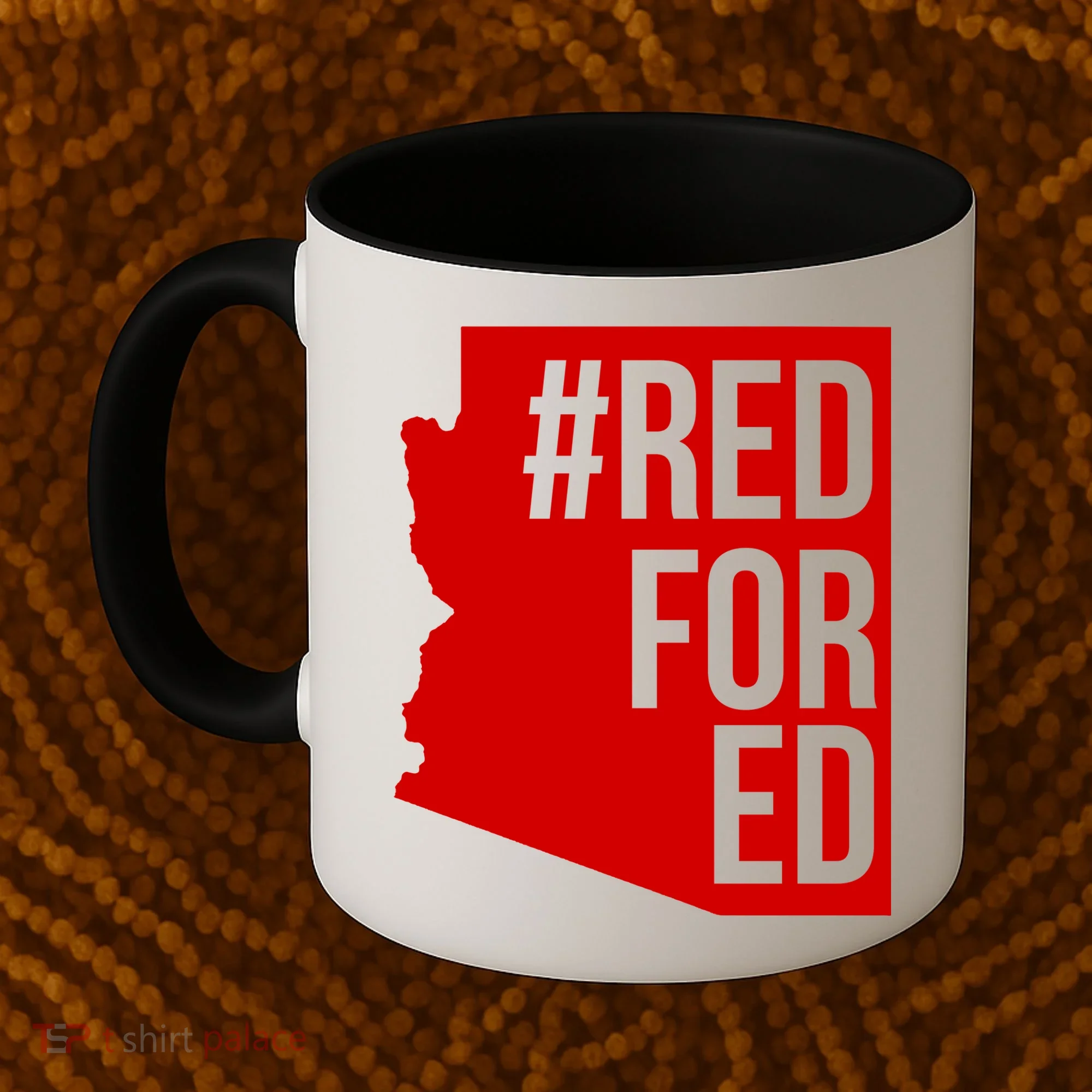 Red For Ed #RedForEd Arizona Teacher Protest Coffee Mug