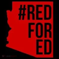 Red For Ed #RedForEd Arizona Teacher Protest Coffee Mug thumb 5