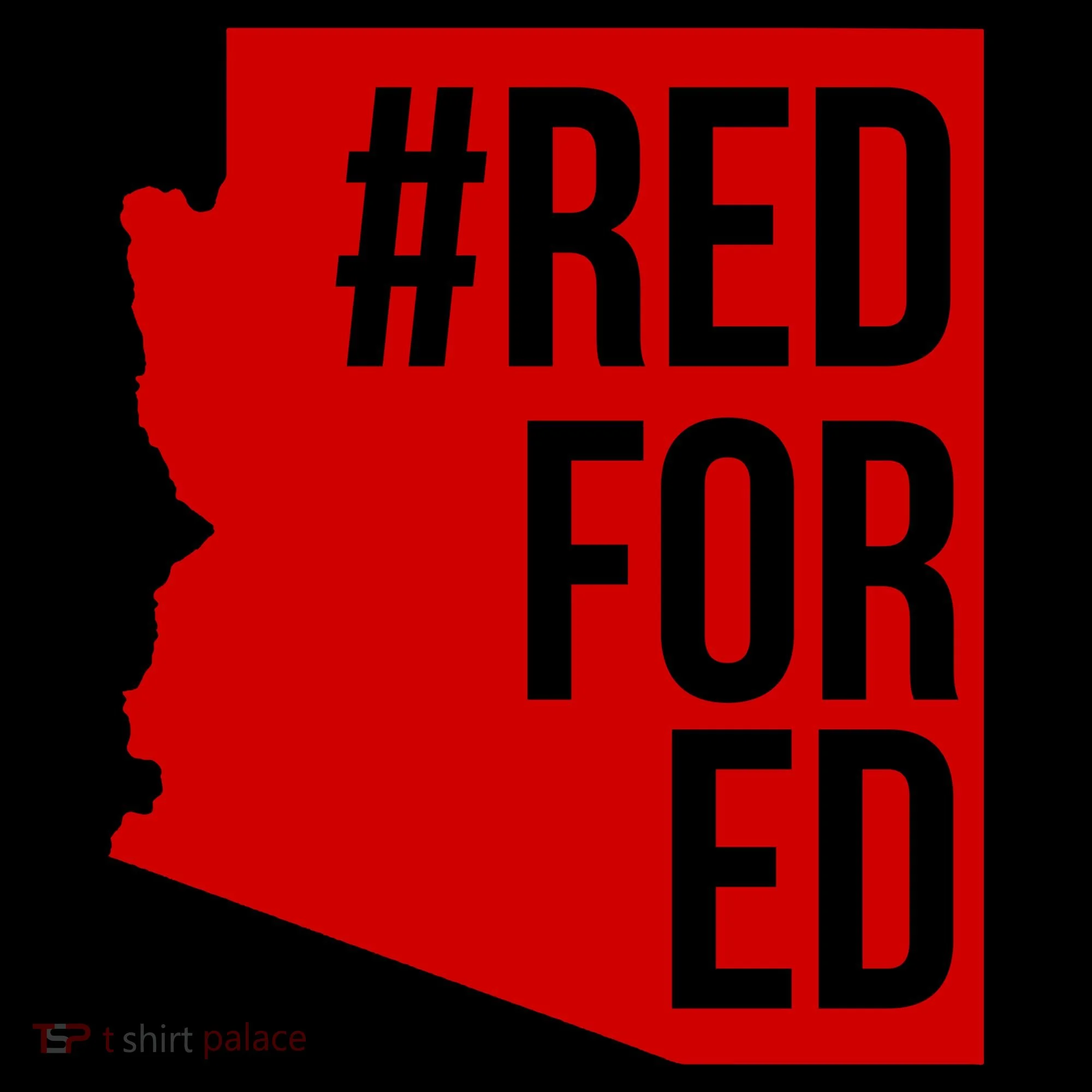 Red For Ed #RedForEd Arizona Teacher Protest Coffee Mug