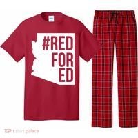 Red For Ed #RedForEd Arizona Teacher Protest Pajama Set thumb 0