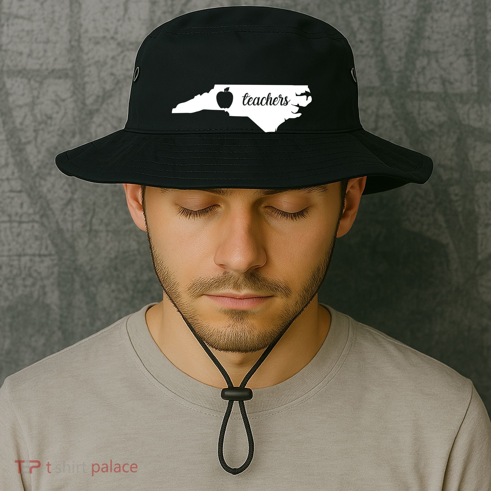 Red For Ed Teacher North Carolina Bucket Hat