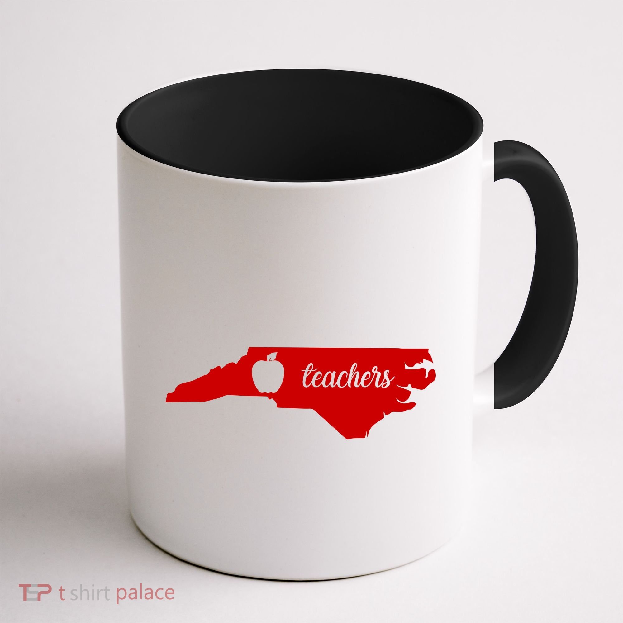 Red For Ed Teacher North Carolina Coffee Mug