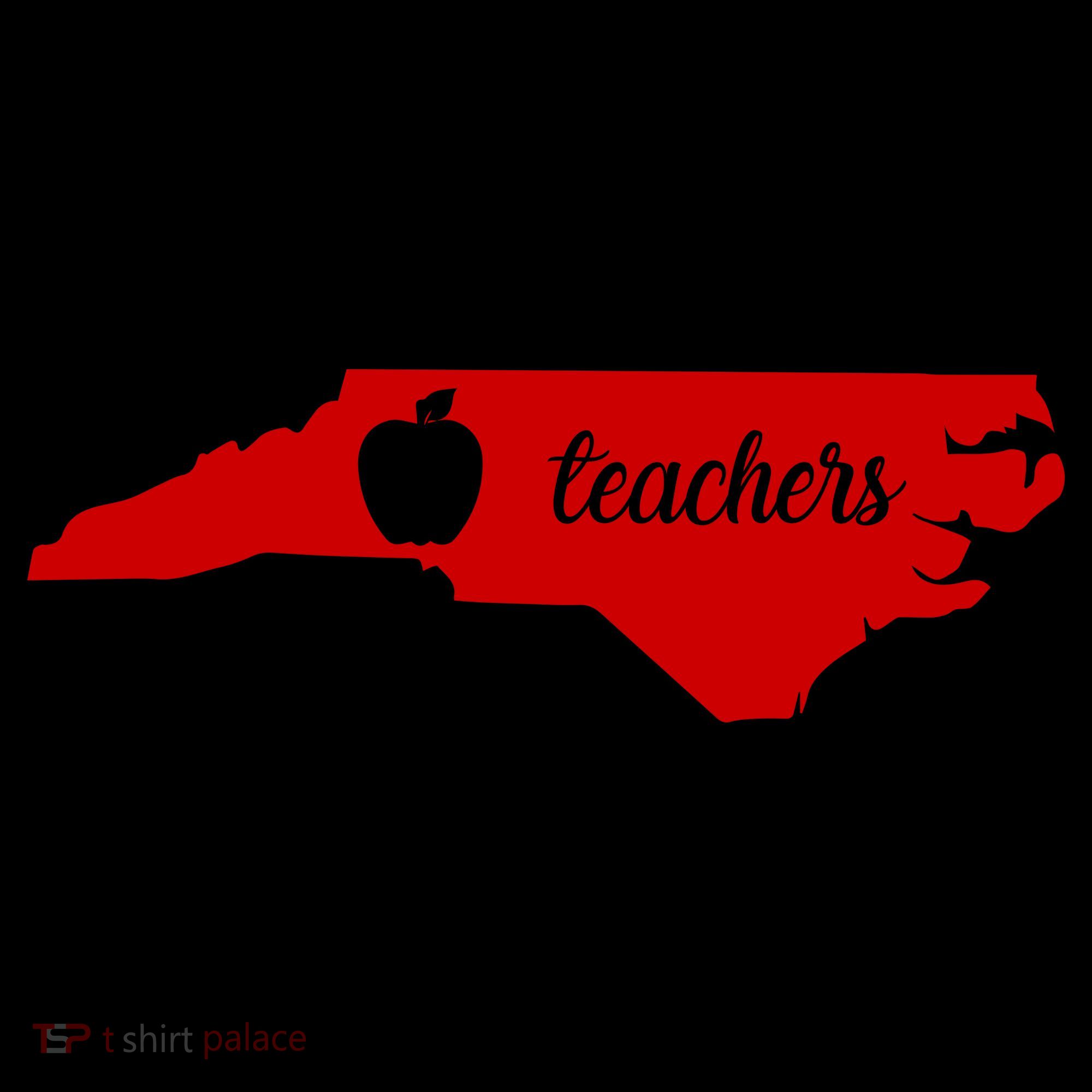Red For Ed Teacher North Carolina Coffee Mug