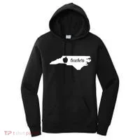 Red For Ed Teacher North Carolina Women's Hoodie thumb 0