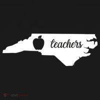 Red For Ed Teacher North Carolina Women's Hoodie thumb 2