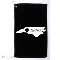 Red For Ed Teacher North Carolina Golf Towel thumb 0