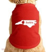 Red For Ed Teacher North Carolina Doggie Tank thumb 0