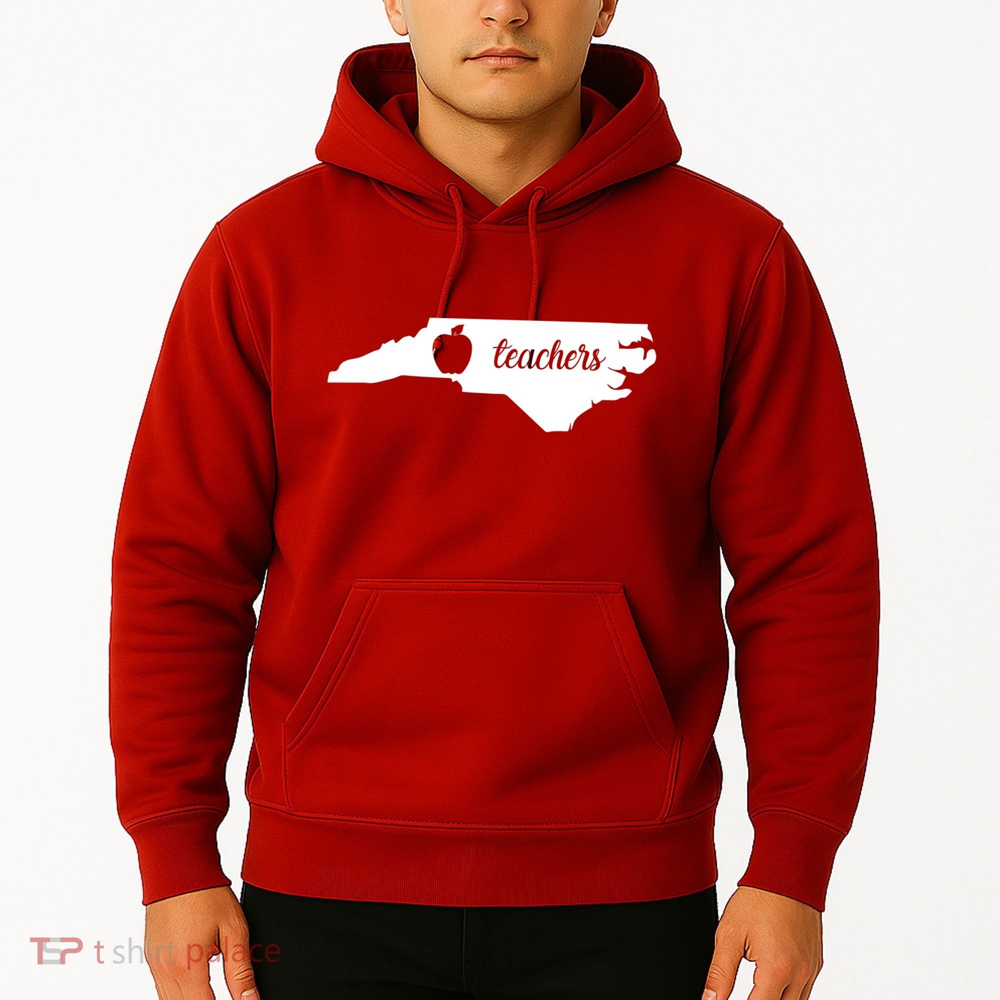 Red For Ed Teacher North Carolina Hoodie