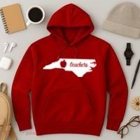 Red For Ed Teacher North Carolina Hoodie thumb 3