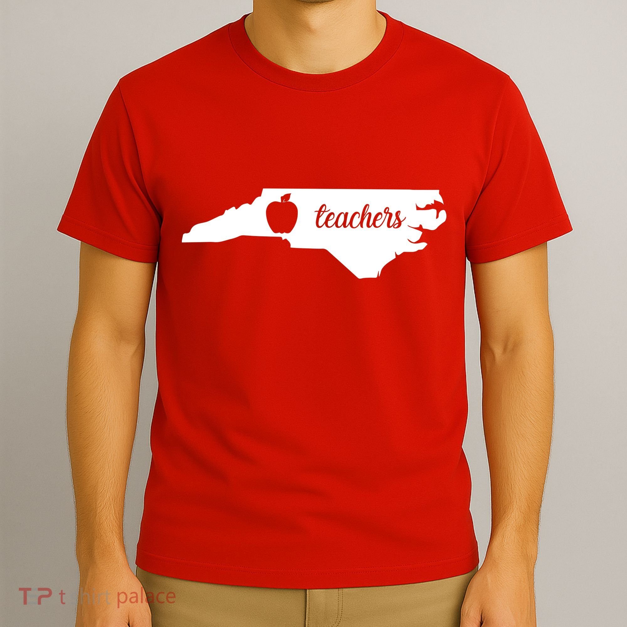 Red For Ed Teacher North Carolina T-Shirt