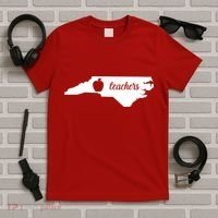 Red For Ed Teacher North Carolina T-Shirt thumb 5