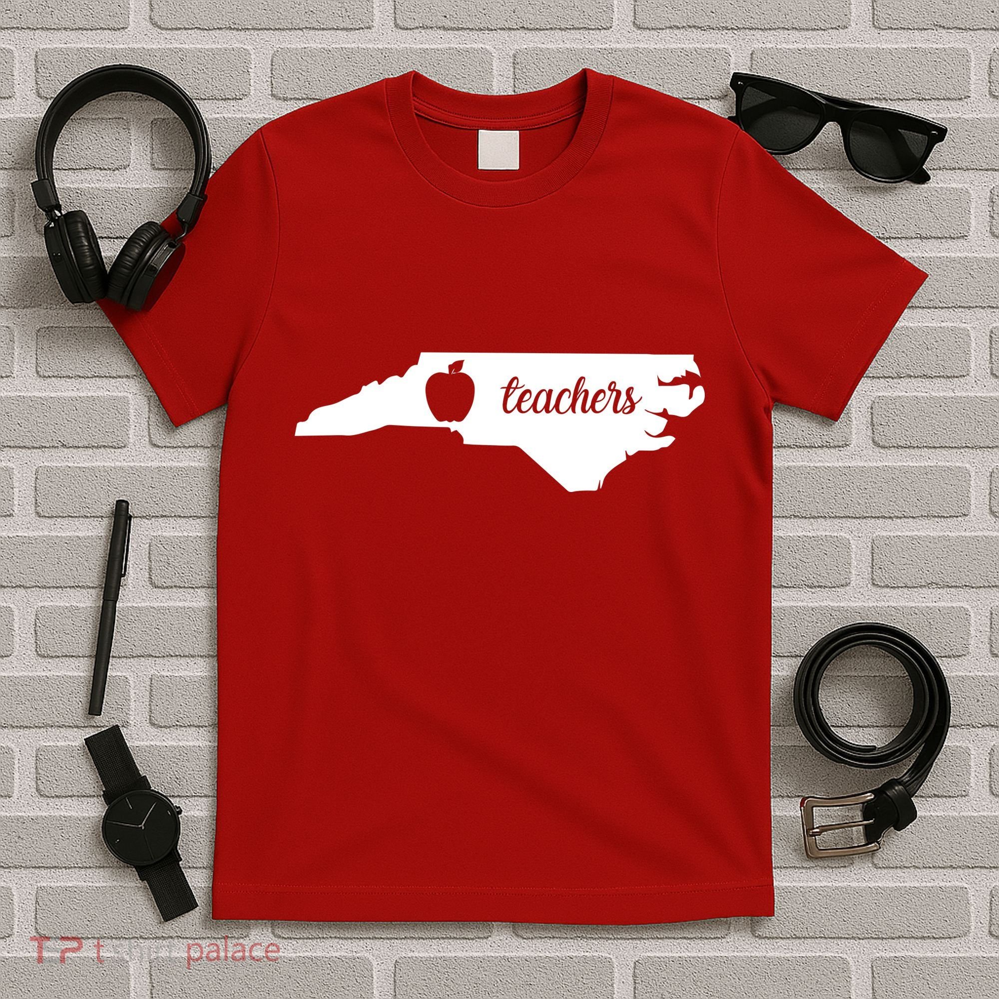 Red For Ed Teacher North Carolina T-Shirt
