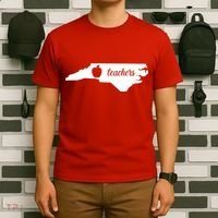 Red For Ed Teacher North Carolina T-Shirt thumb 6