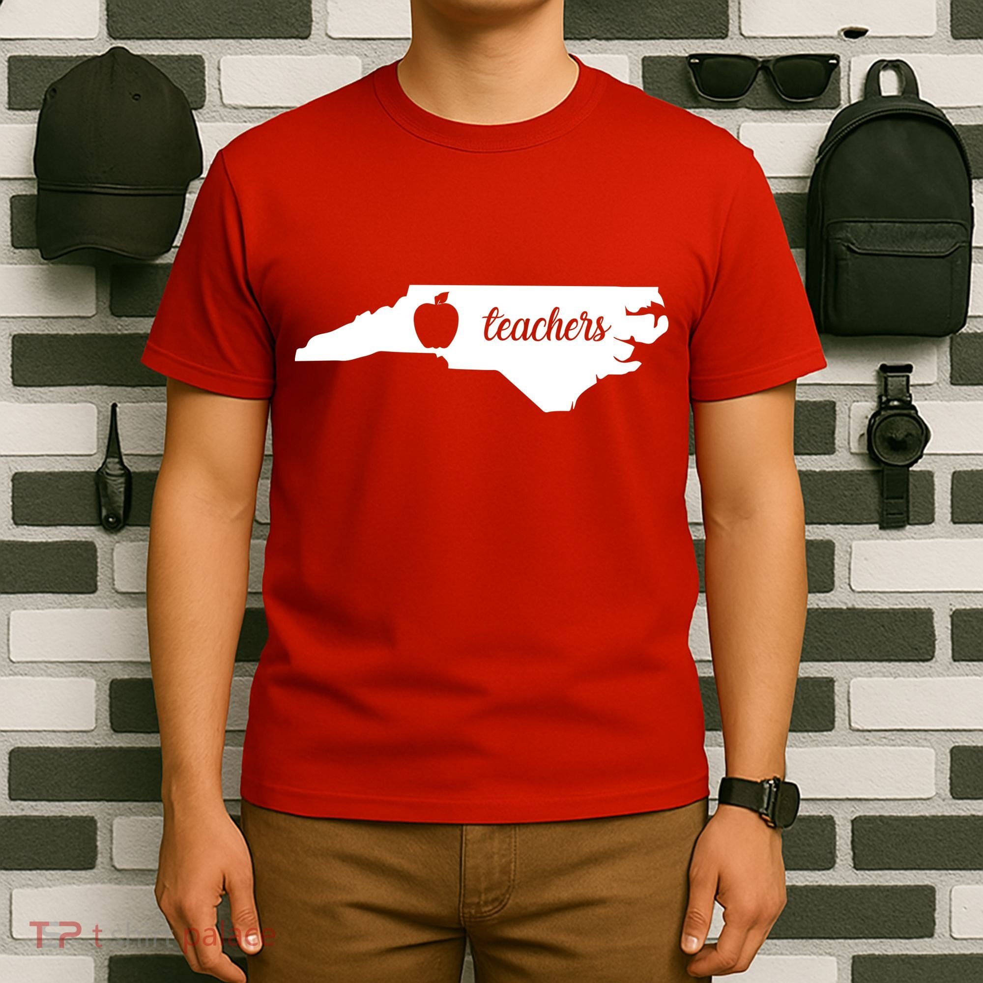 Red For Ed Teacher North Carolina T-Shirt