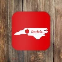 Red For Ed Teacher North Carolina Coaster thumb 0