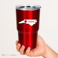 Red For Ed Teacher North Carolina Tumbler thumb 2