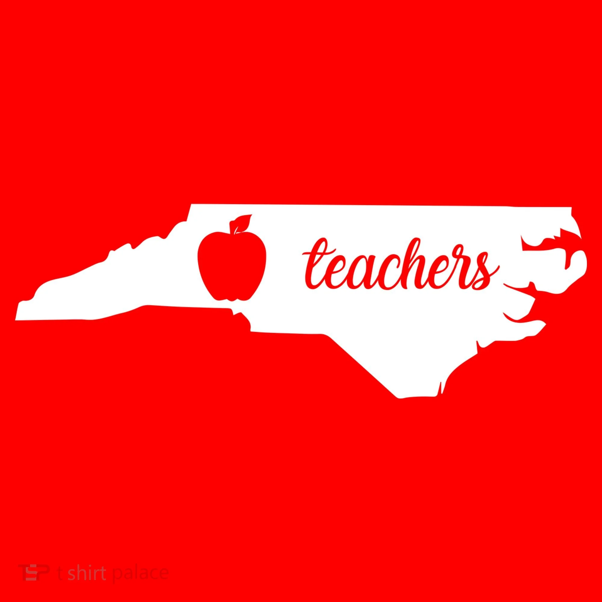 Red For Ed Teacher North Carolina Baby Bodysuit
