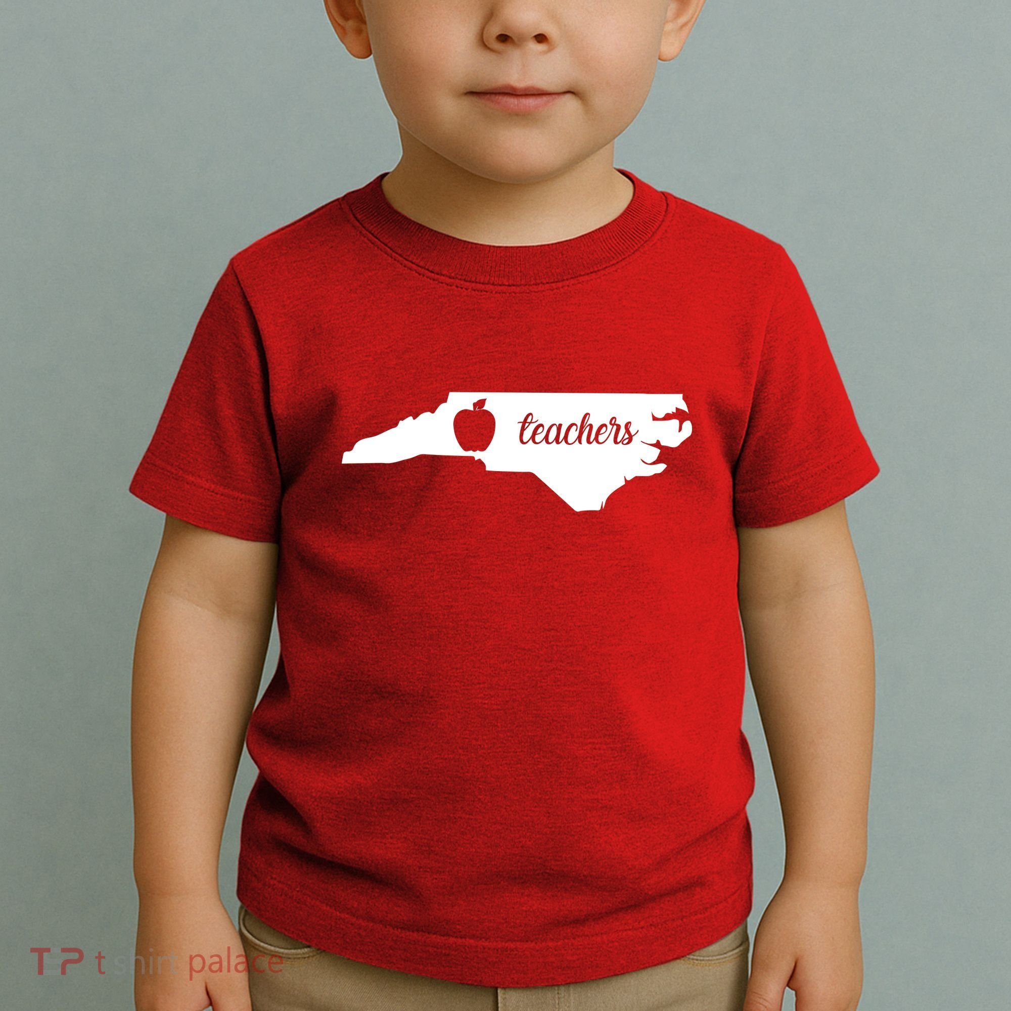 Red For Ed Teacher North Carolina Toddler T-Shirt