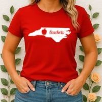 Red For Ed Teacher North Carolina Women's T-Shirt thumb 2