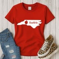 Red For Ed Teacher North Carolina Women's T-Shirt thumb 3